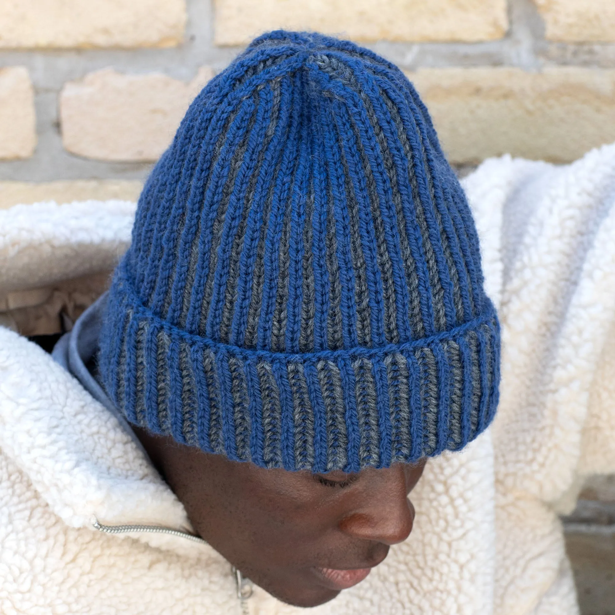 Patons Bassett Brioche Knit Beanie