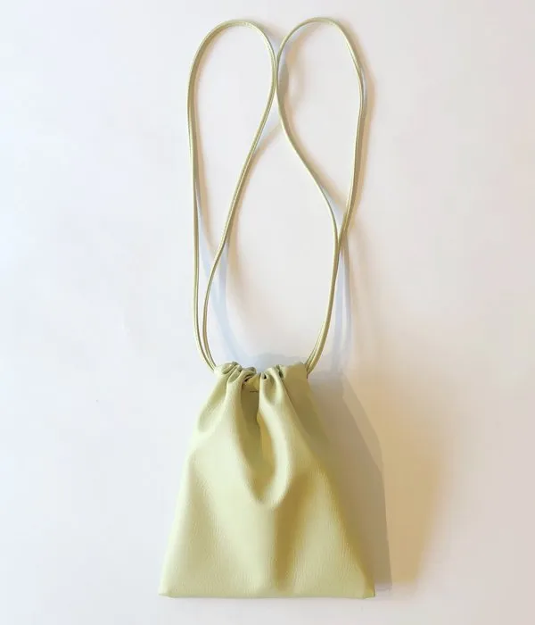 PHEENY/FAKE LEATHER PURSE(LIME)