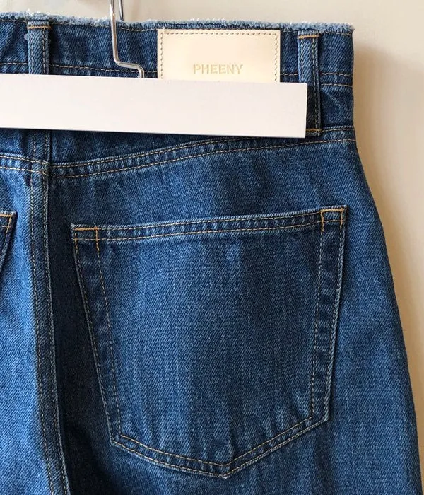 PHEENY/VINTAGE DENIM FLARED PANTS(INDIGO)(1)