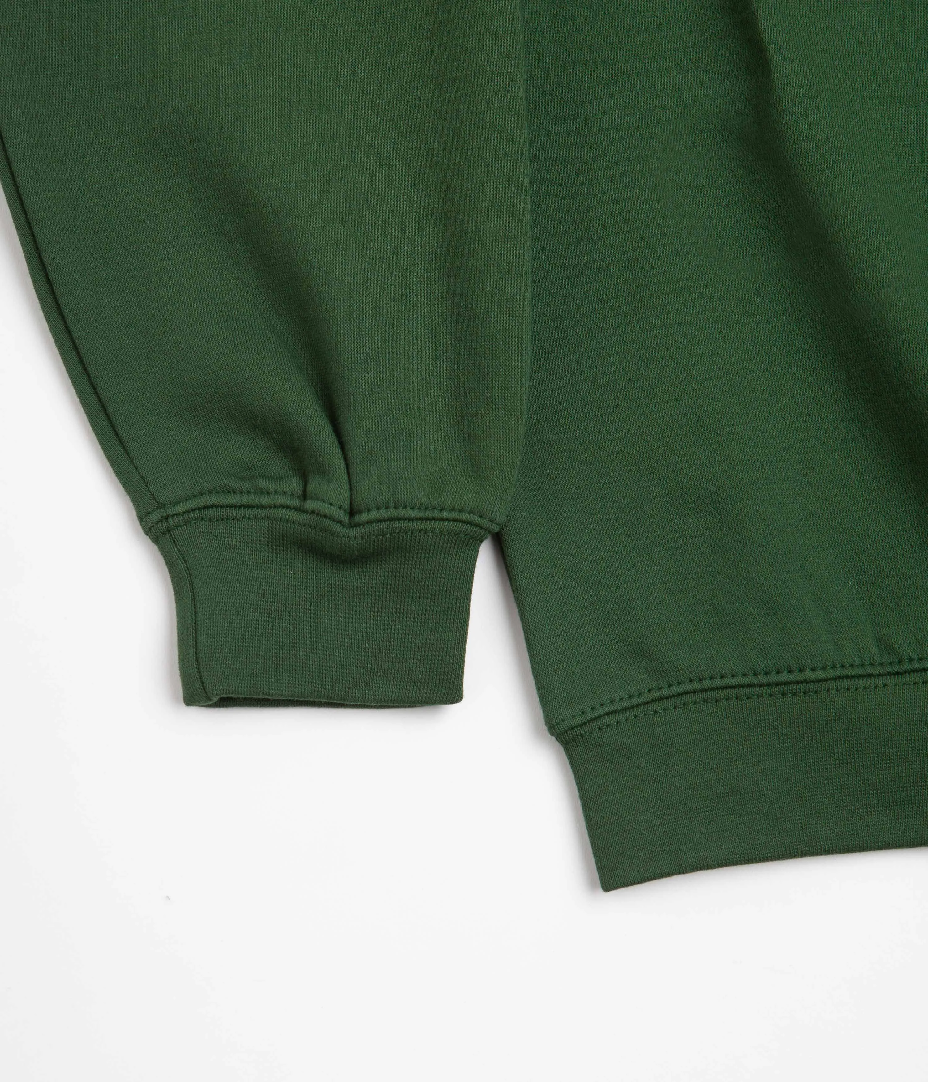 Poetic Collective Heavy Polo Sweatshirt - Bottle Green