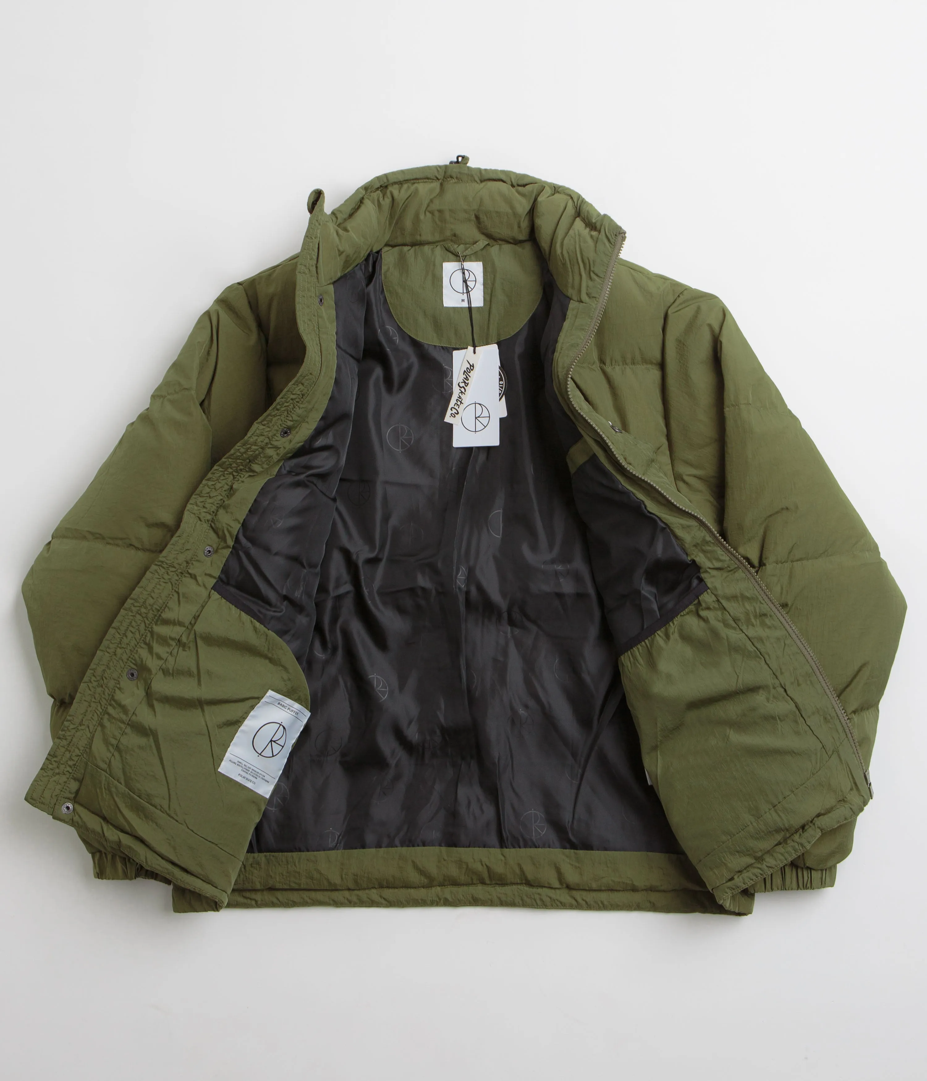 Polar Basic Puffer Jacket - Army Green