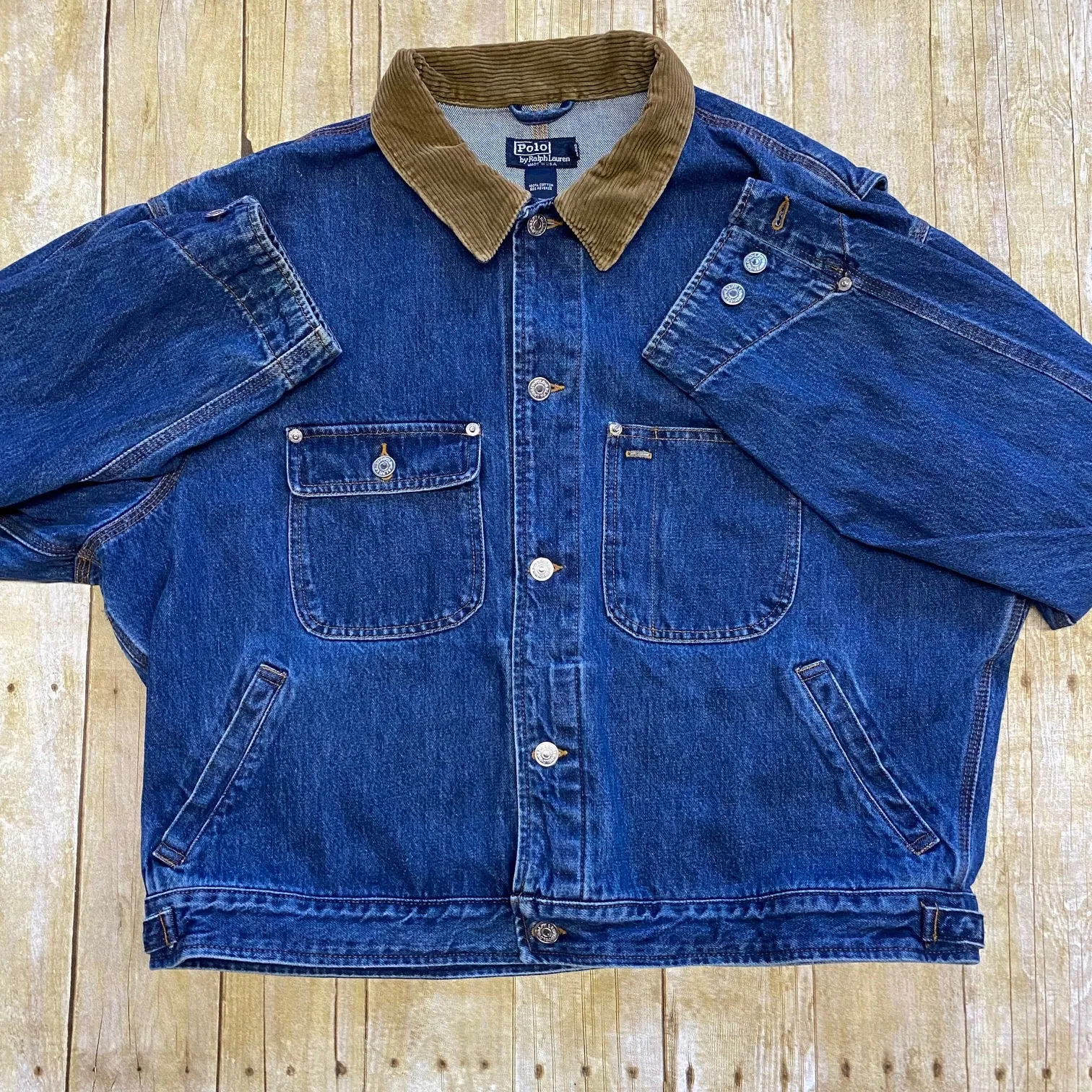 Polo by Ralph Lauren Denim Sportsman Jacket with Corduroy Collar