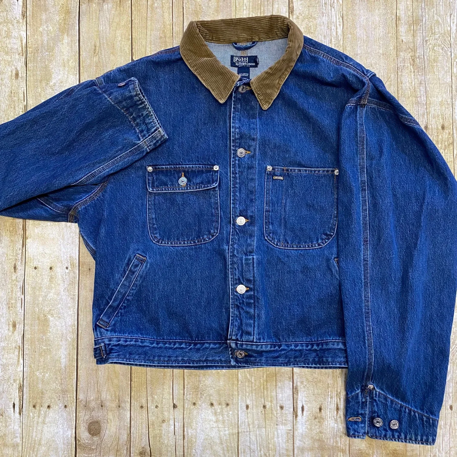 Polo by Ralph Lauren Denim Sportsman Jacket with Corduroy Collar