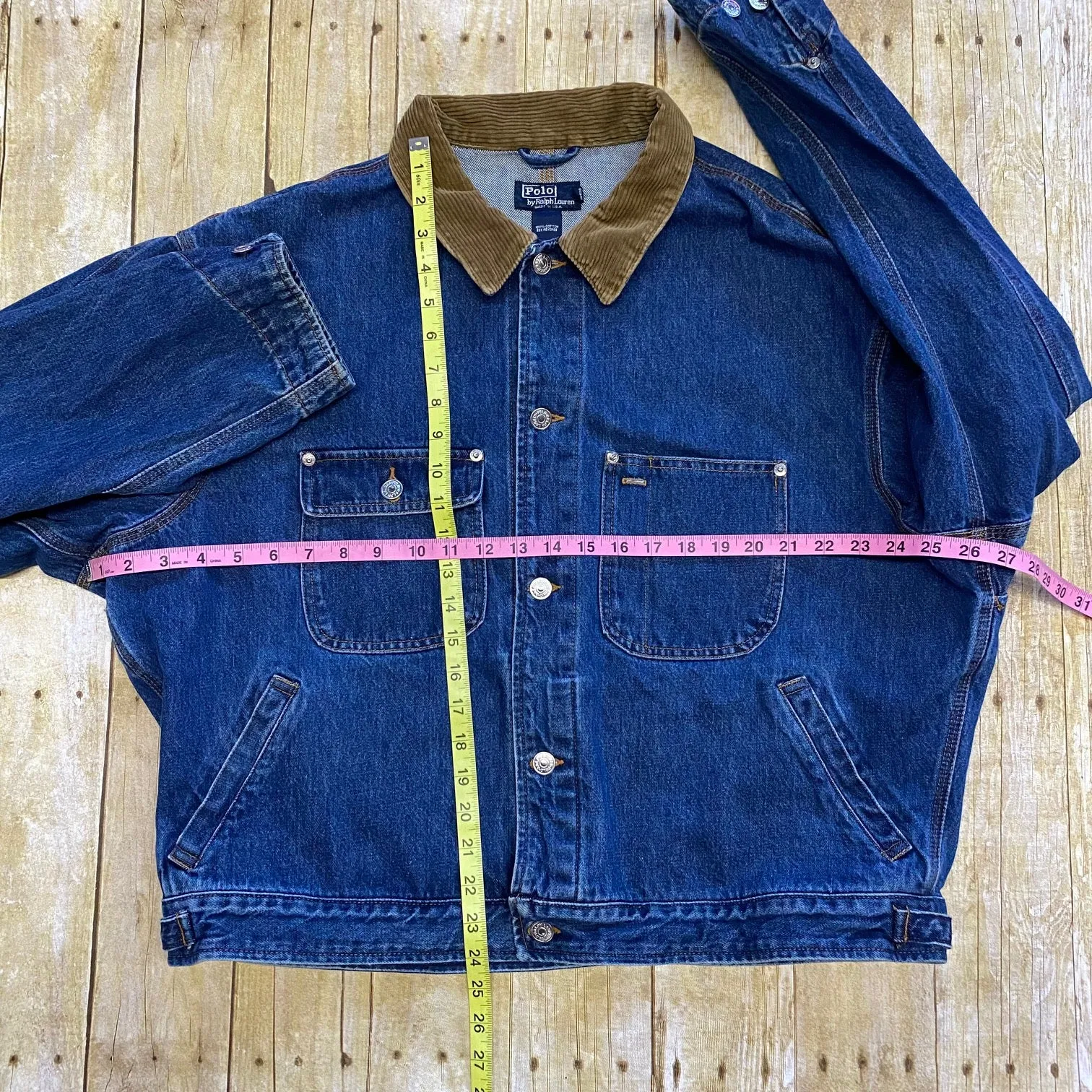 Polo by Ralph Lauren Denim Sportsman Jacket with Corduroy Collar