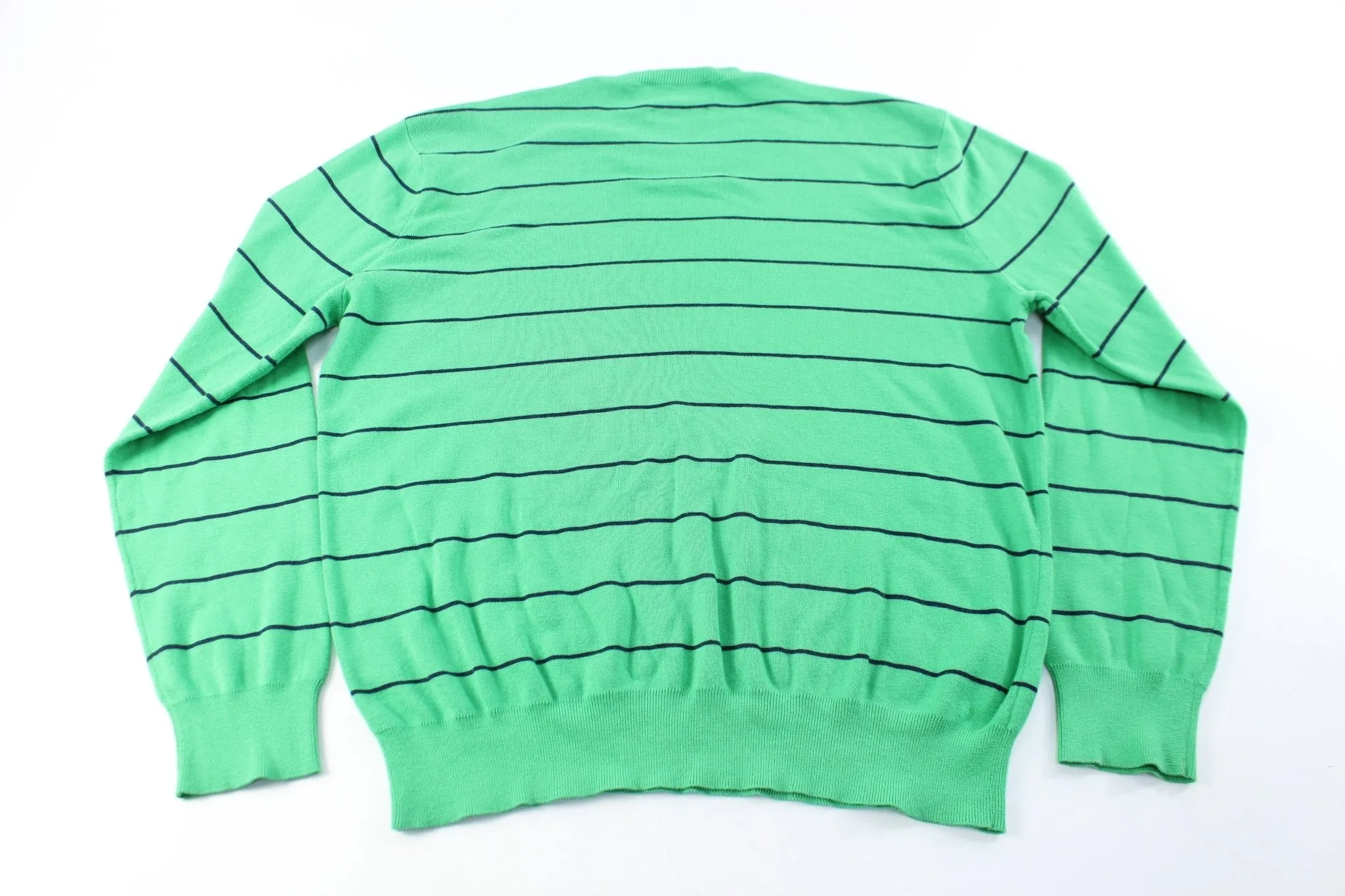 Polo by Ralph Lauren Embroidered Logo Striped Sweater