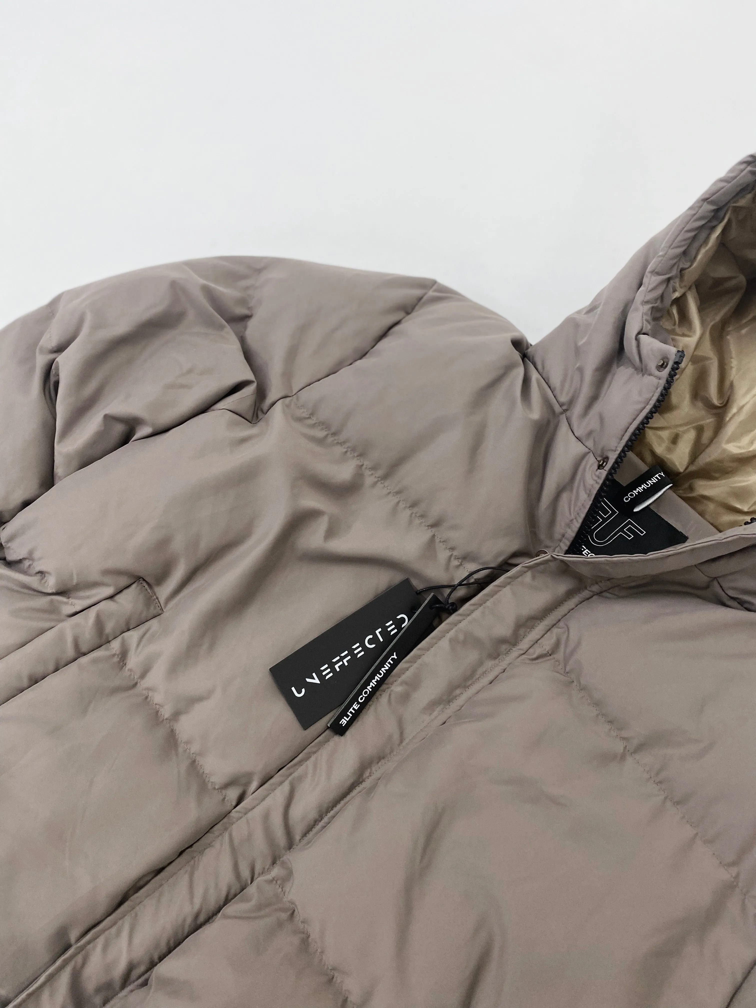 Premium Observer Puffer Jacket - Sepia Brown