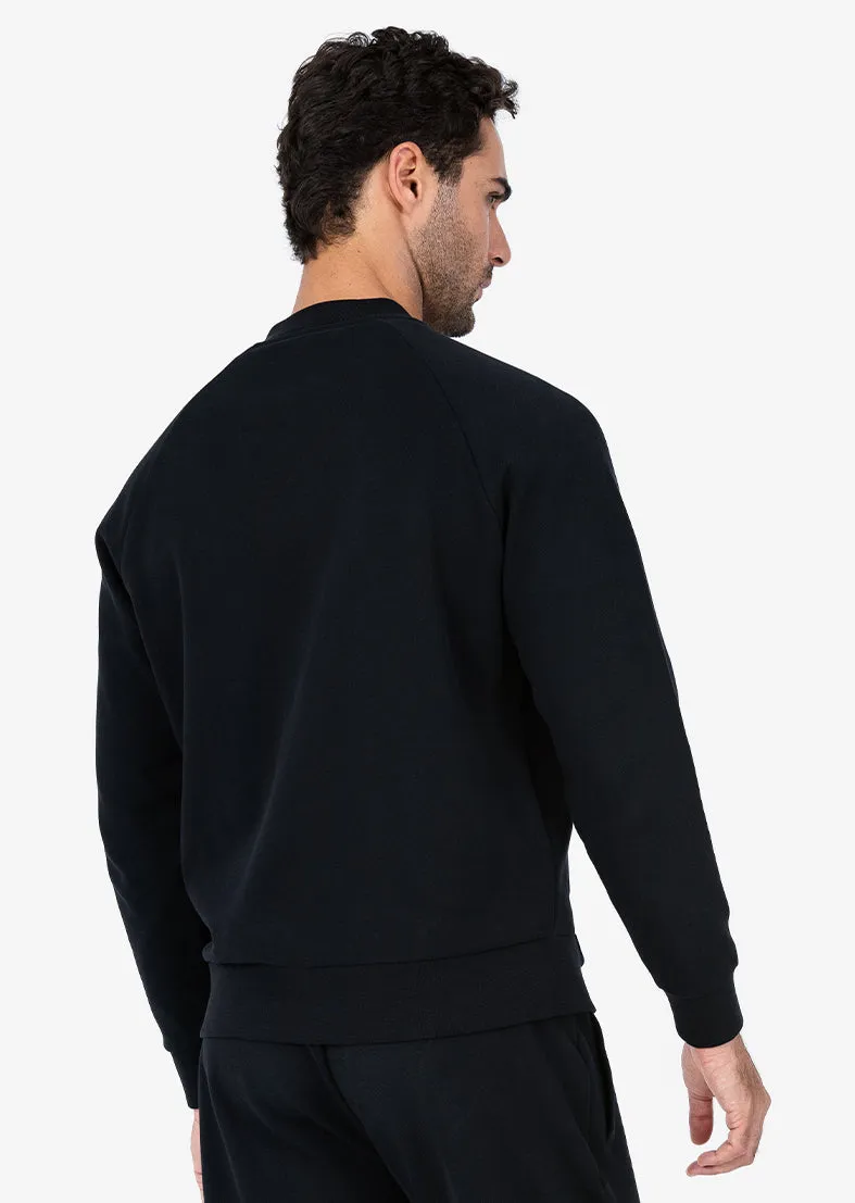 Premium Textured Bomber Black