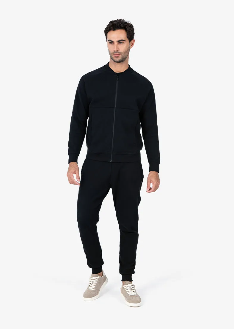 Premium Textured Bomber Black