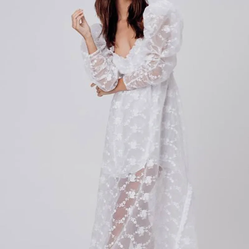 Rawlins Embroidery Maxi Dress