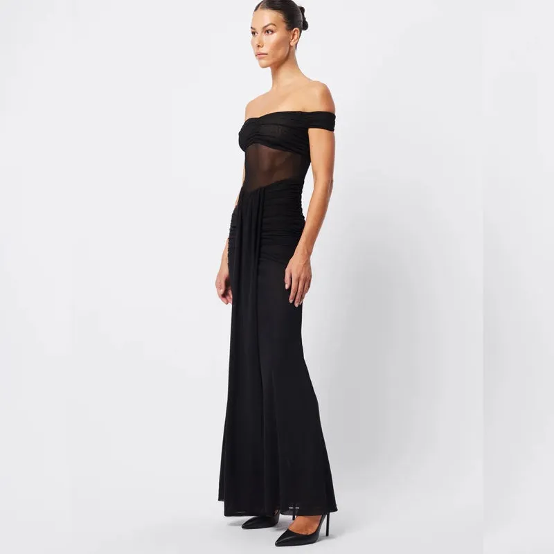 Rebound Off Shoulder Maxi