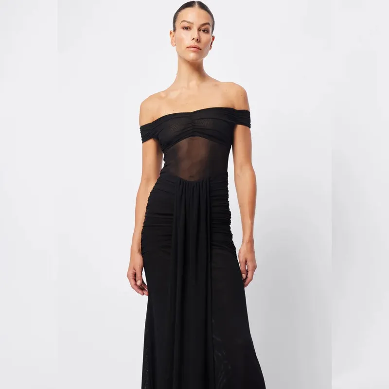 Rebound Off Shoulder Maxi