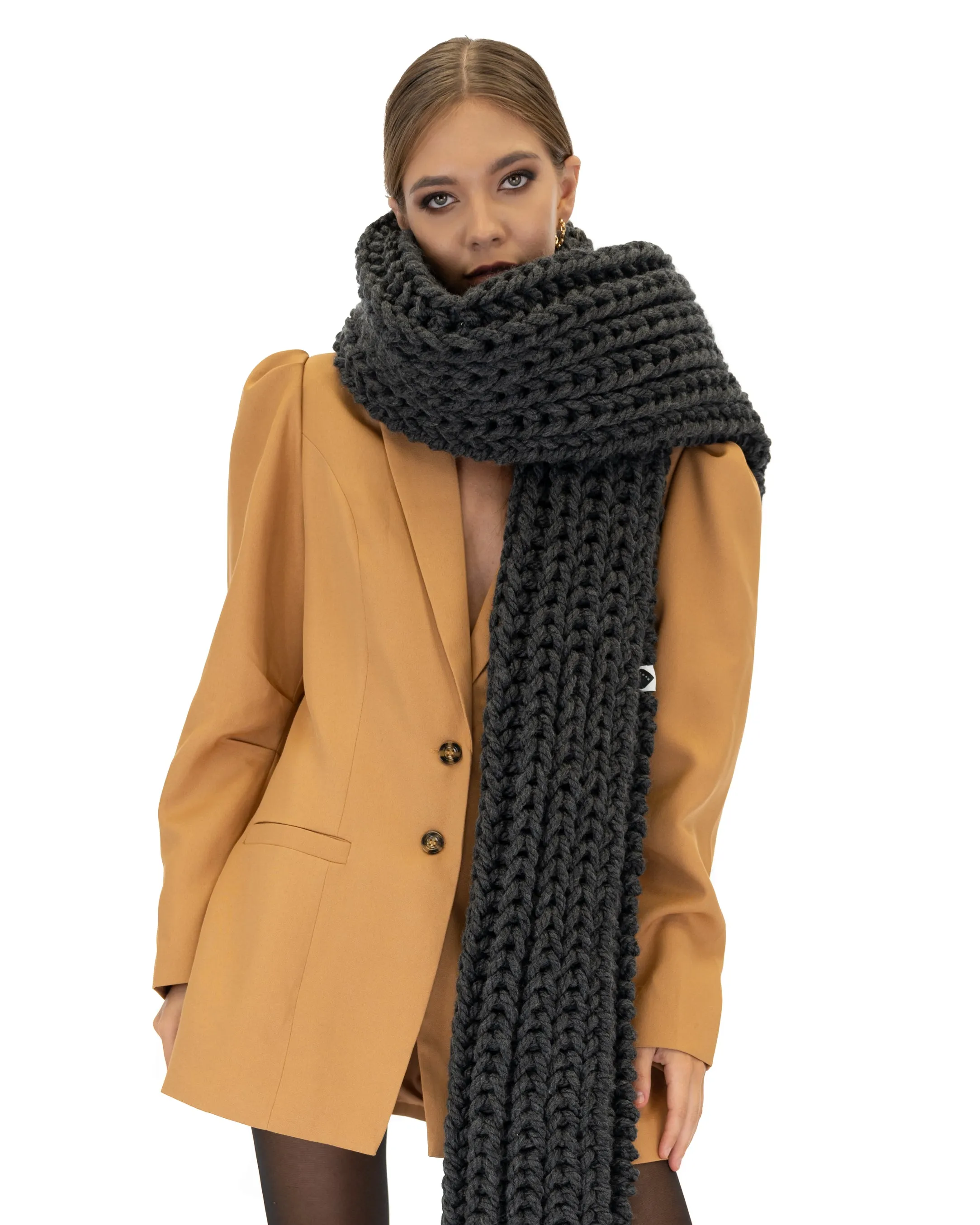 Ribbed Chunky Scarf