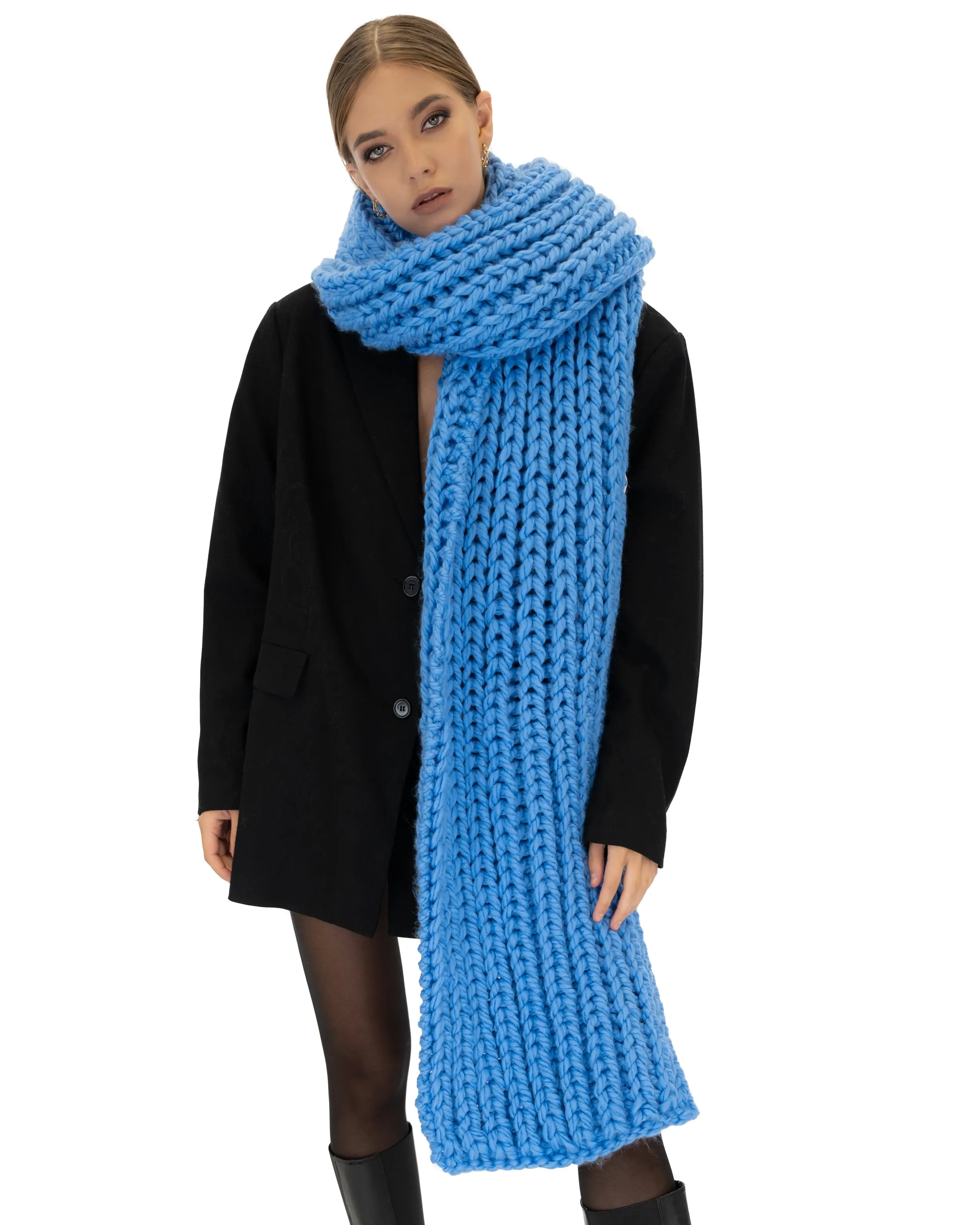 Ribbed Chunky Scarf