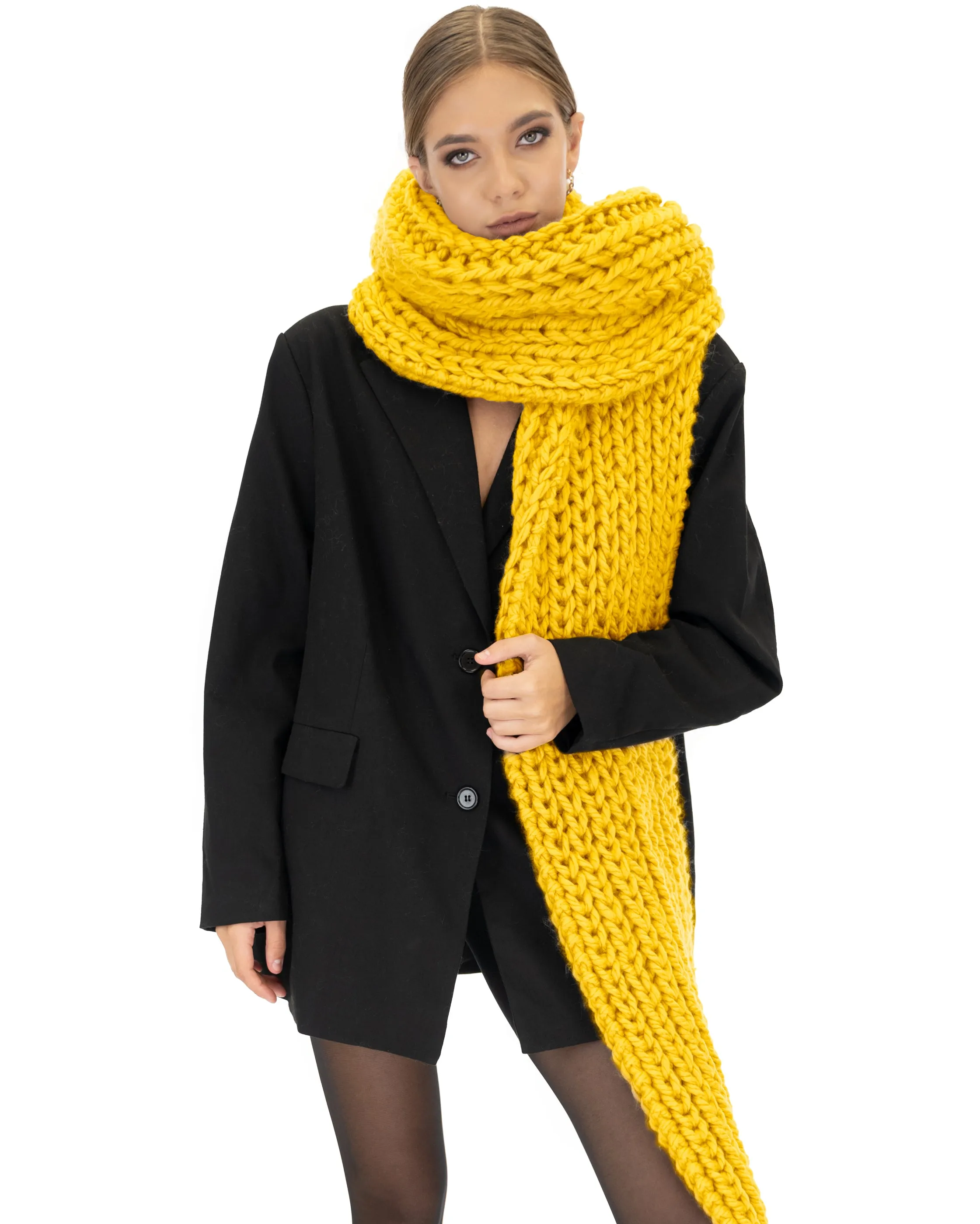 Ribbed Chunky Scarf