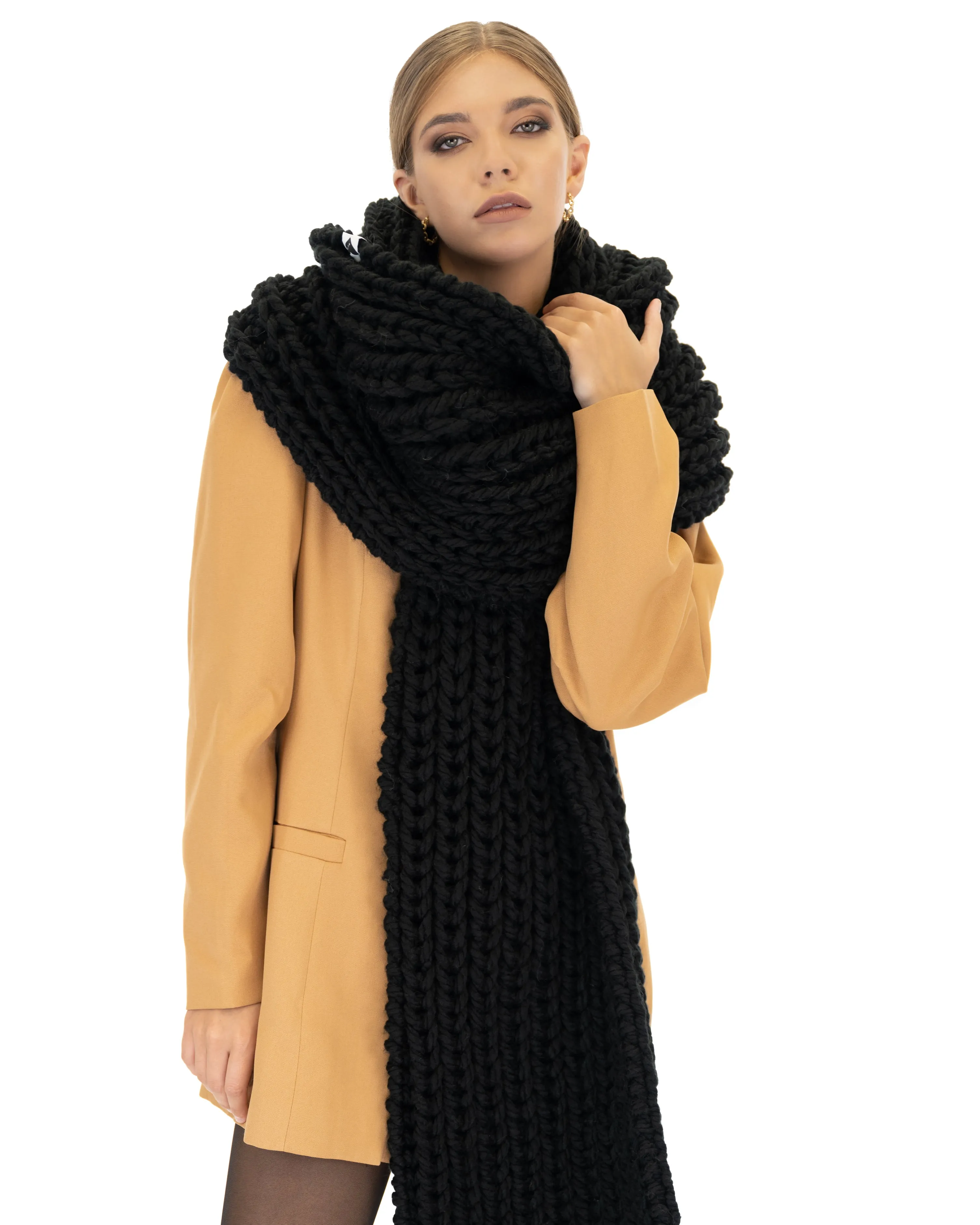 Ribbed Chunky Scarf