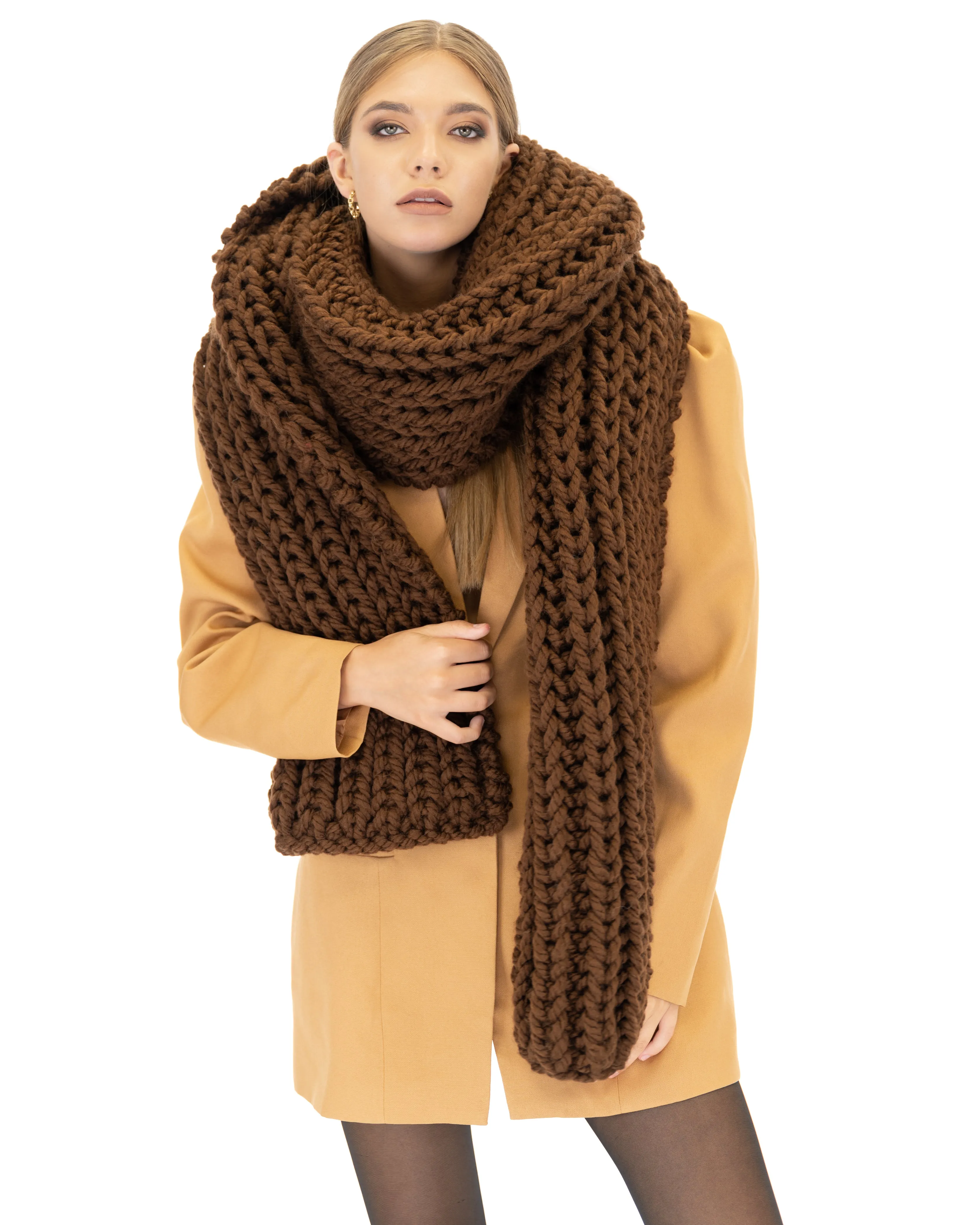 Ribbed Chunky Scarf