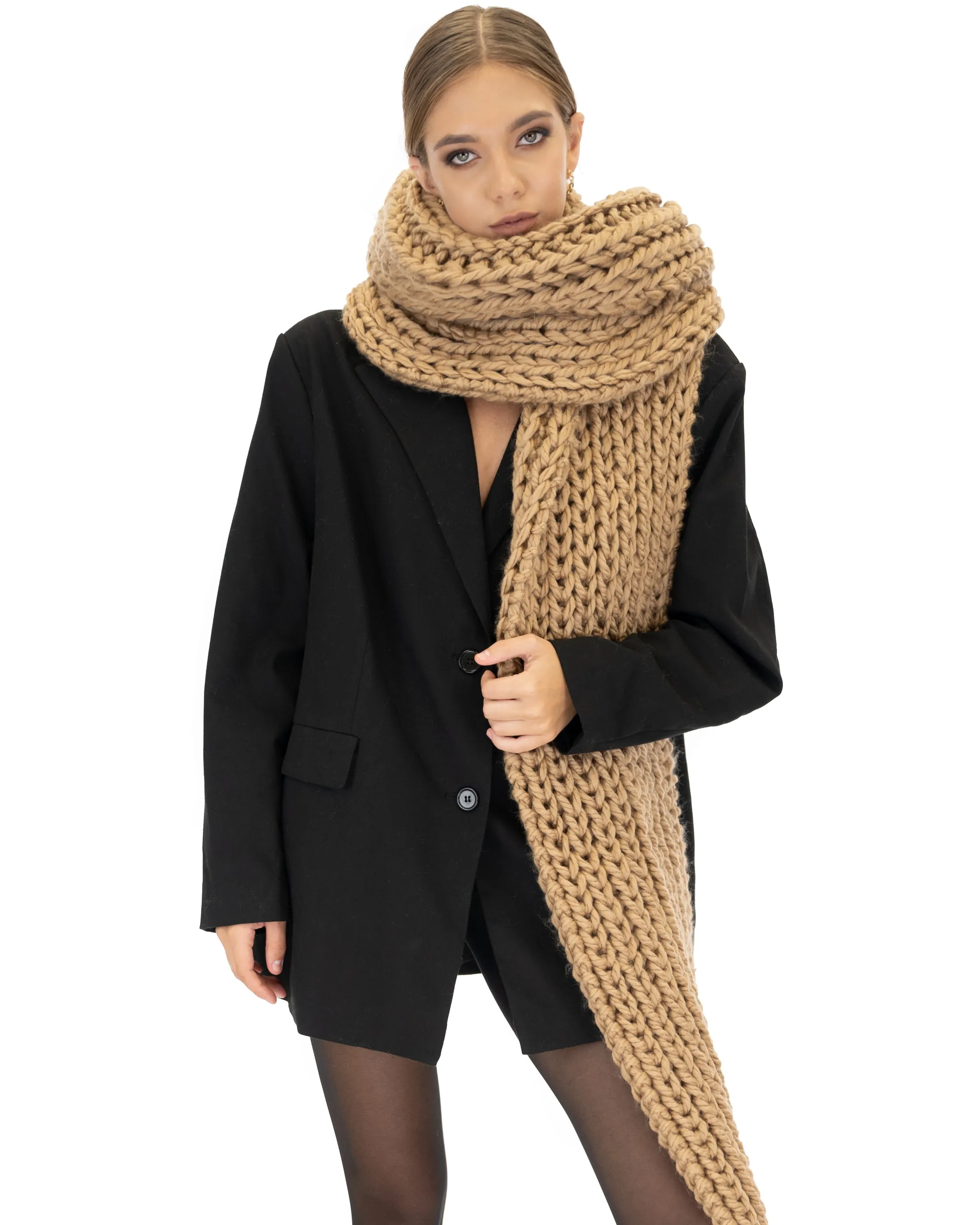 Ribbed Chunky Scarf