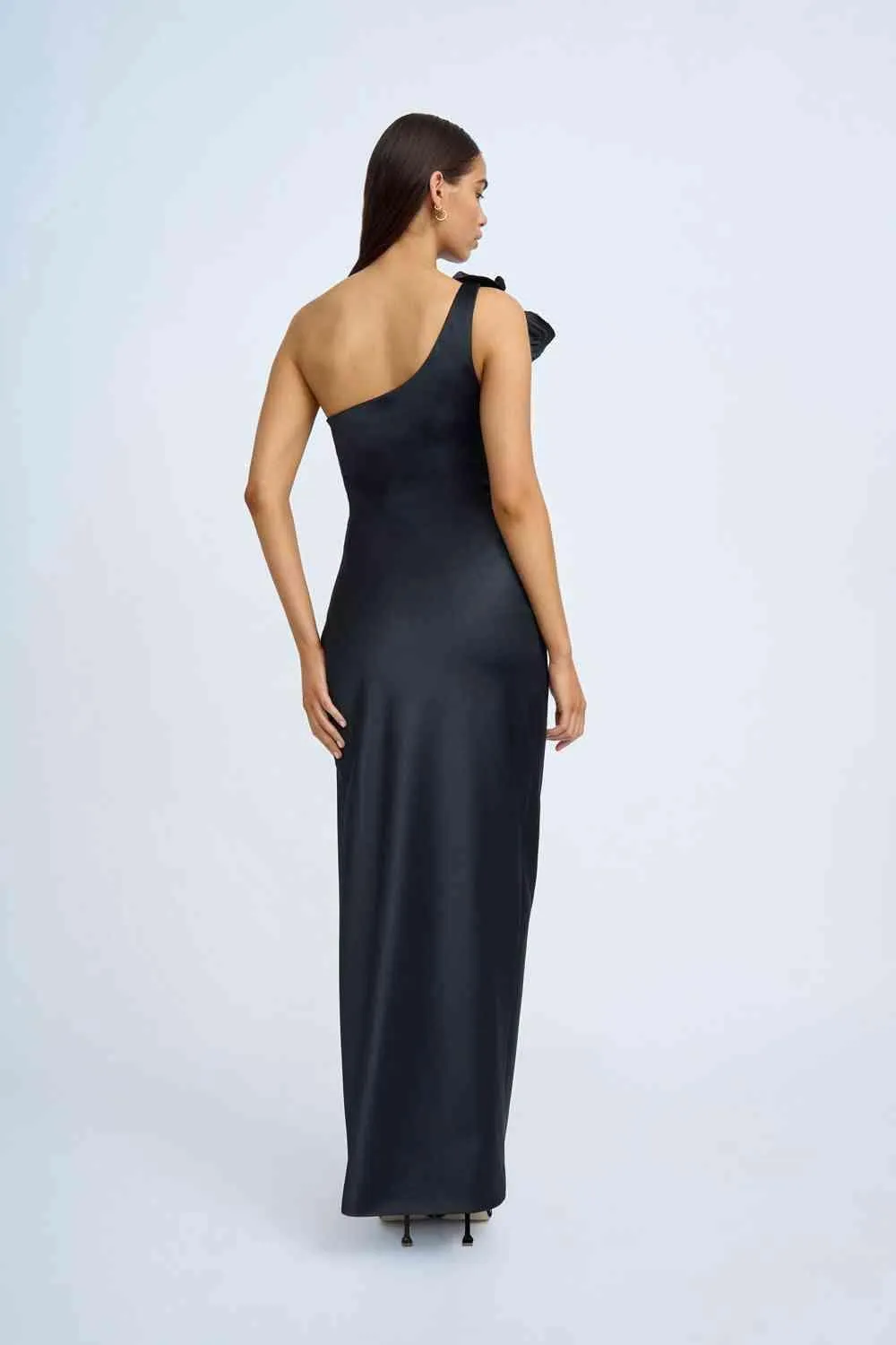 Ruby Romance One Shoulder Long Line Dress