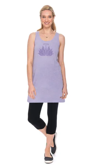 Satya Tunic - wisteria lotus - org.cotton