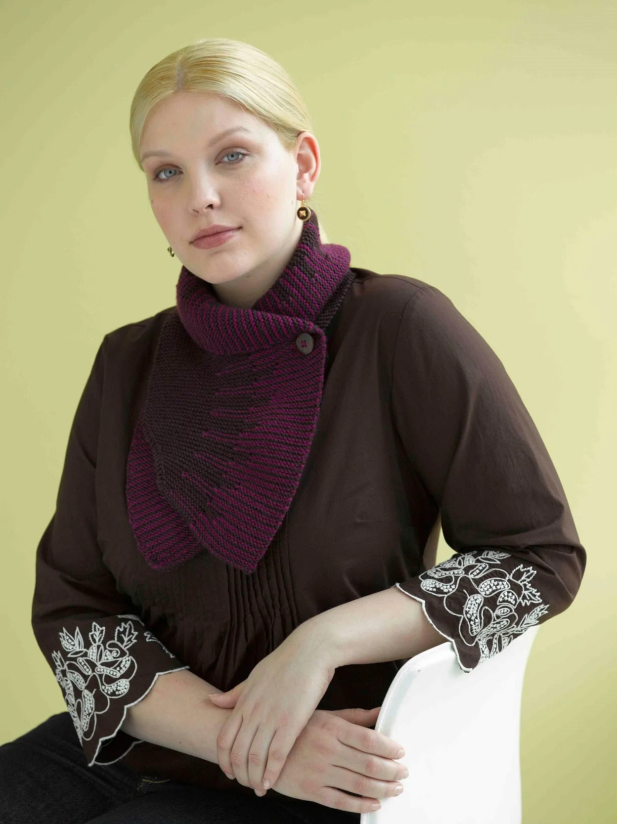 Short Row Scarf (Knit) - Version 3