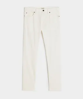 Slim Fit 5-Pocket Corduroy Pant in Bisque