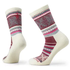 Smartwool Everyday Fair Isle Sweater Light Cushion Natural Crew Socks (Women's)