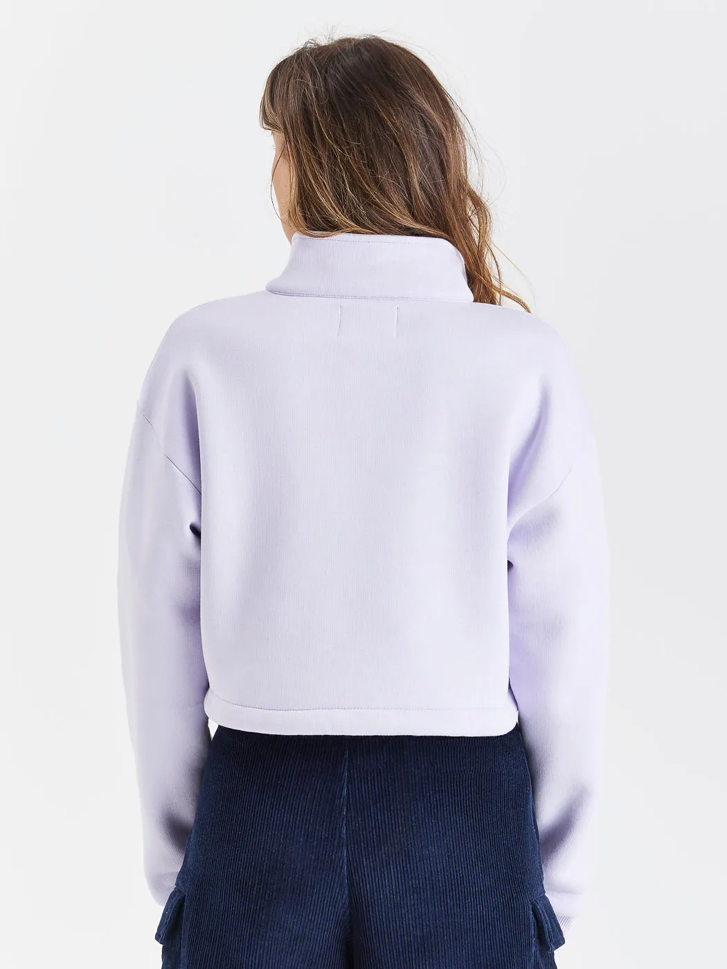 Sophia Cropped 1/4 Zip Sweater