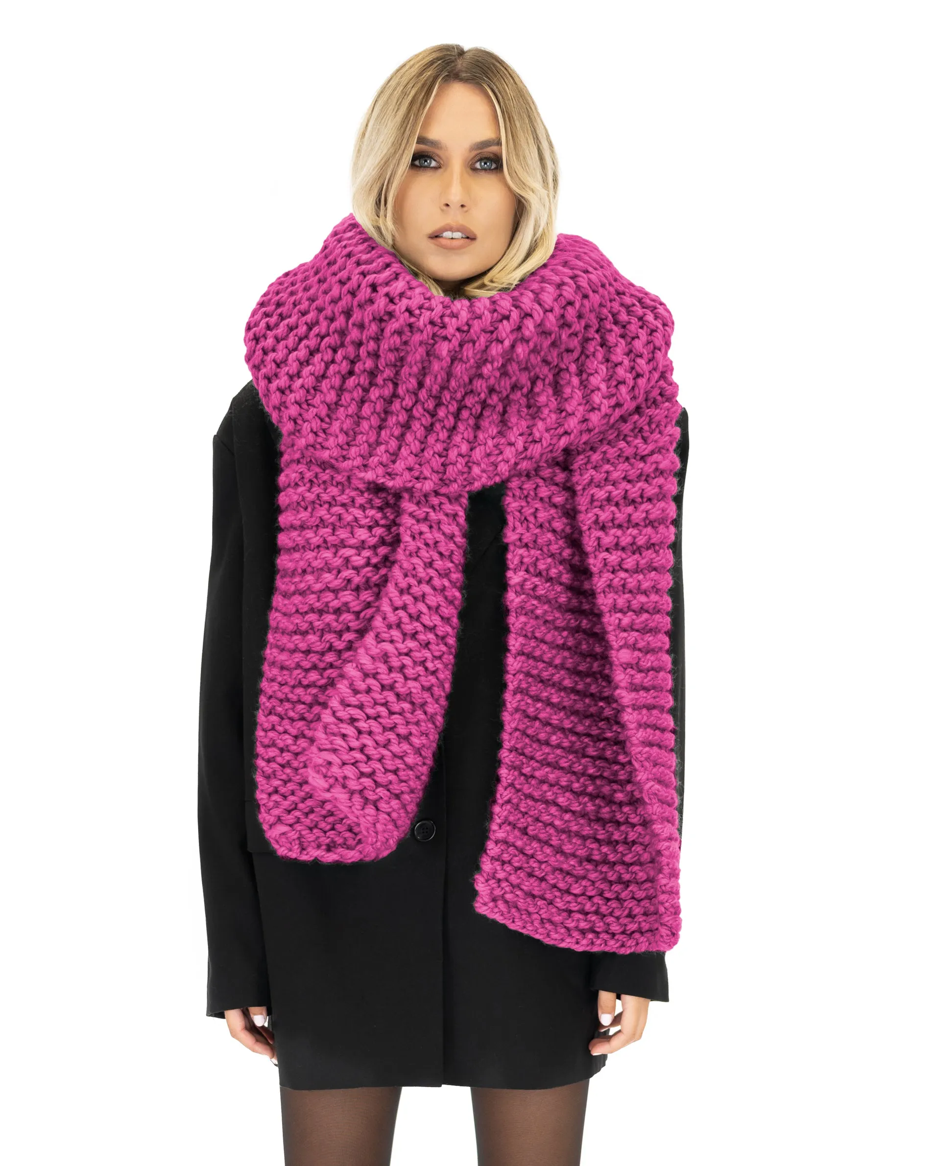 Straight Ribbed Scarf