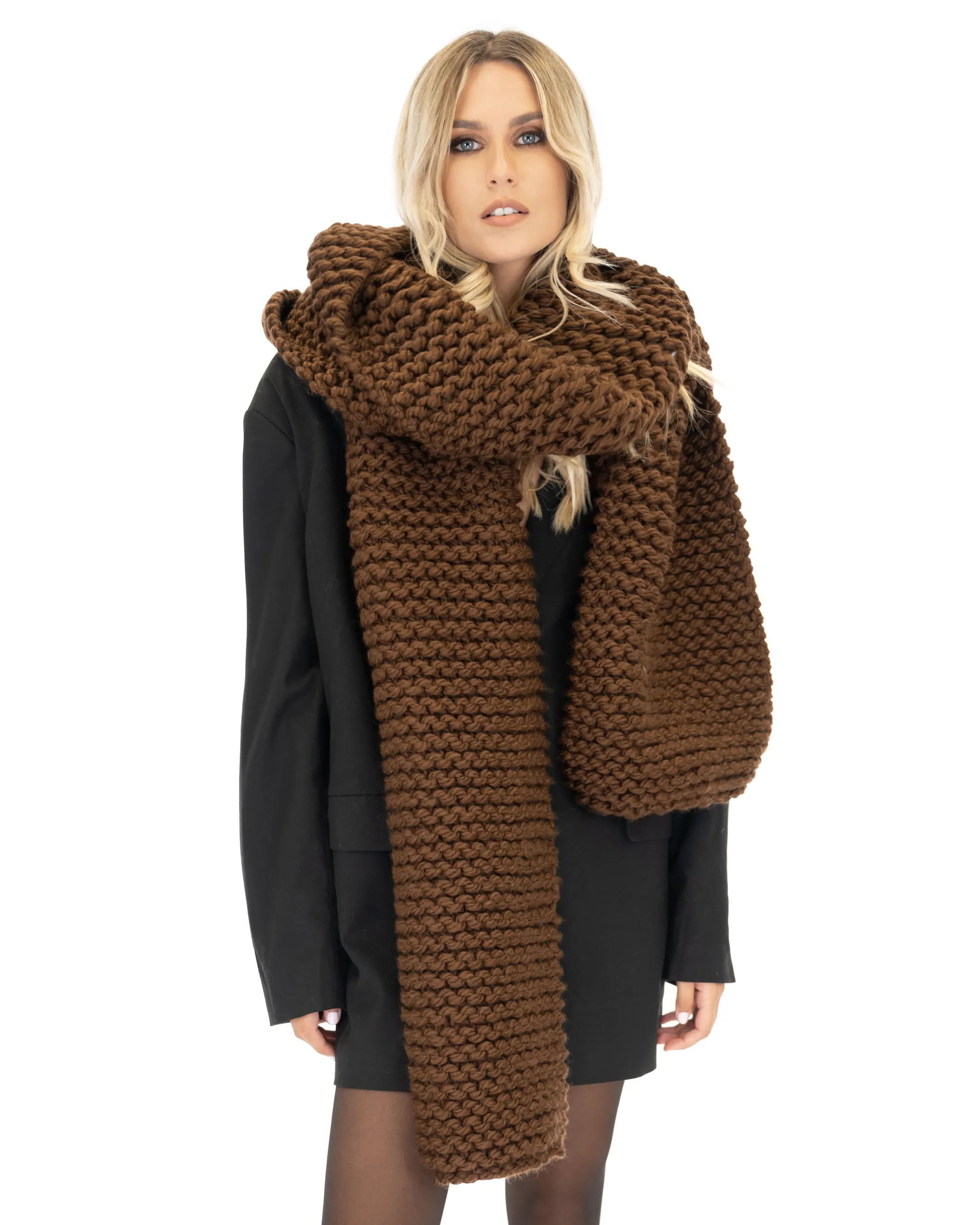 Straight Ribbed Scarf