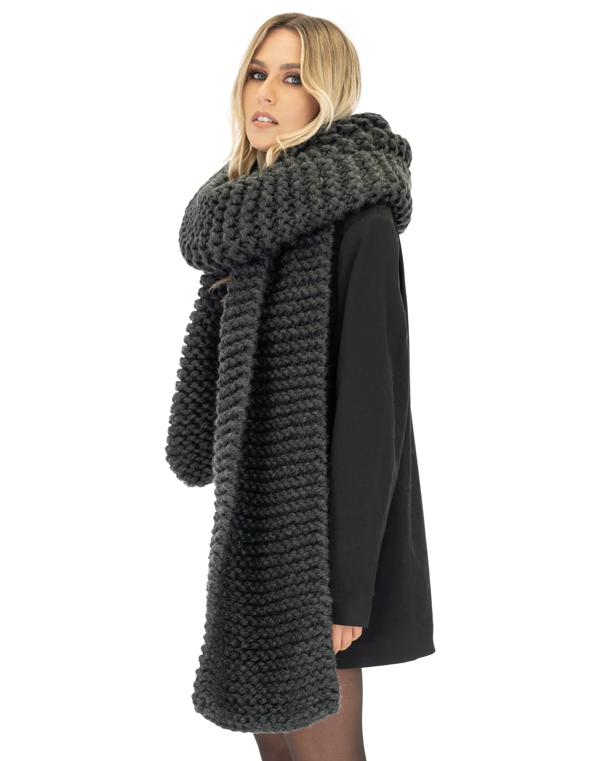 Straight Ribbed Scarf