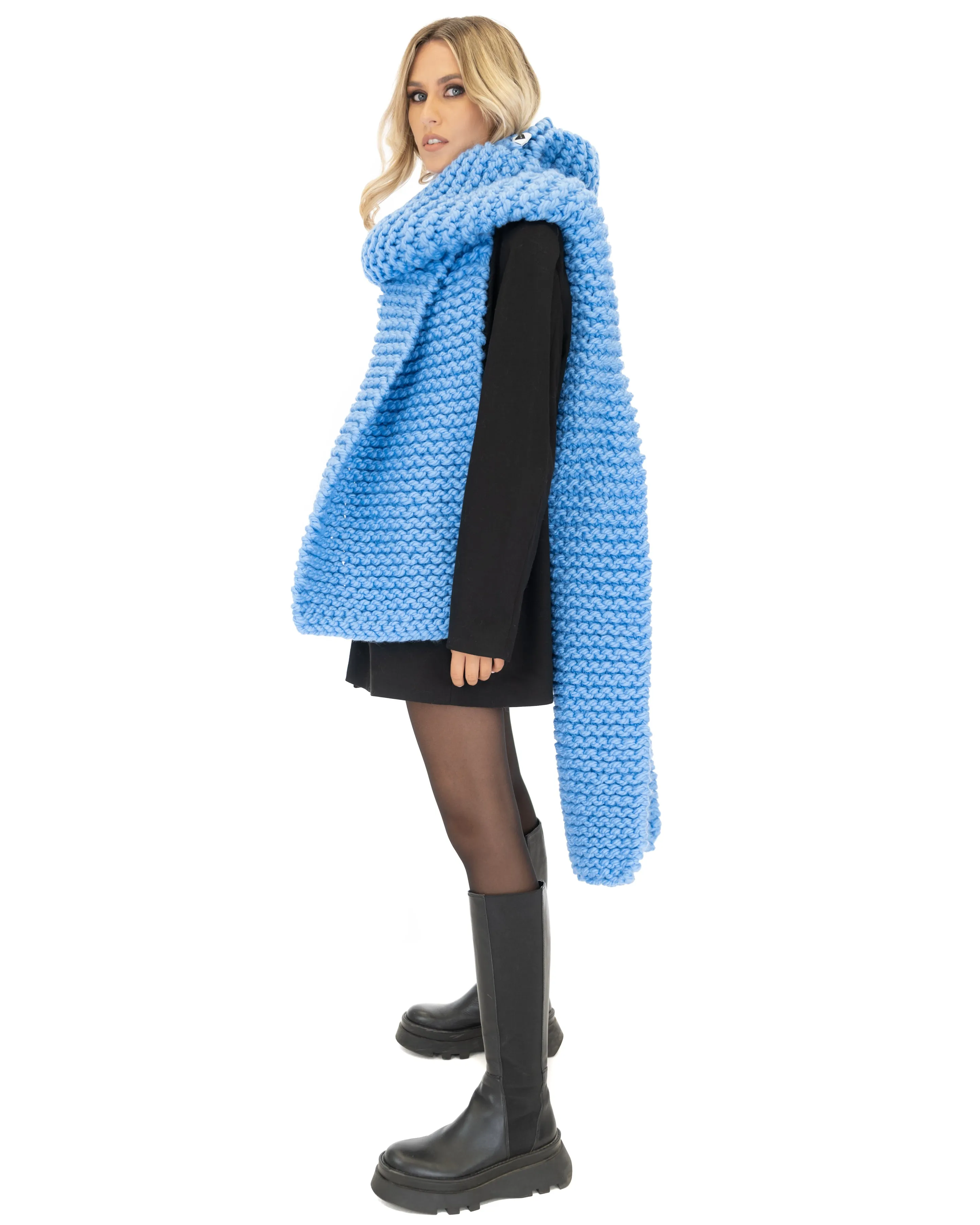 Straight Ribbed Scarf