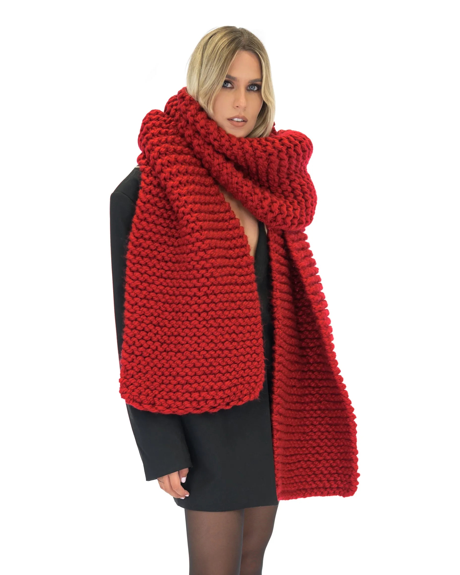 Straight Ribbed Scarf