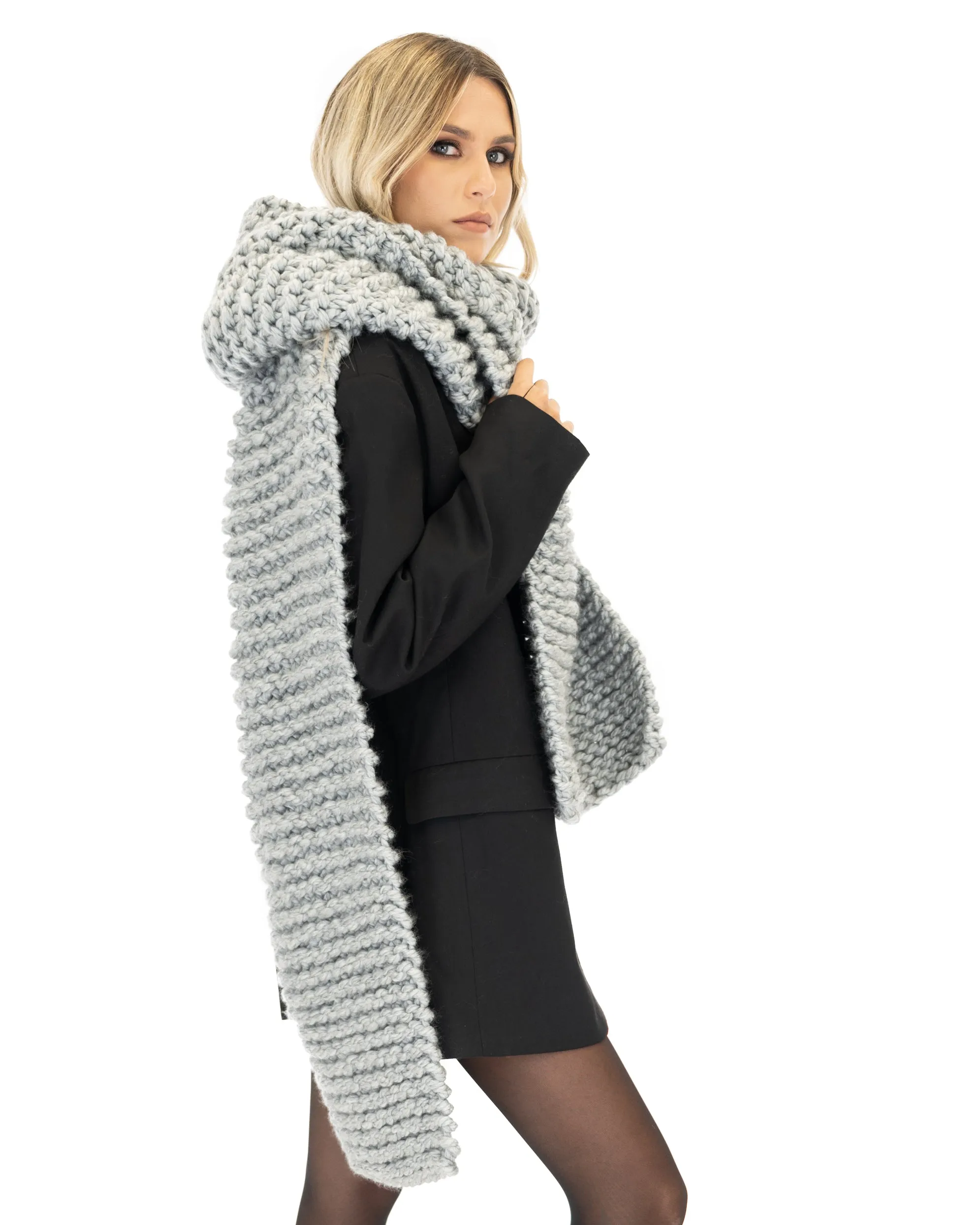 Straight Ribbed Scarf