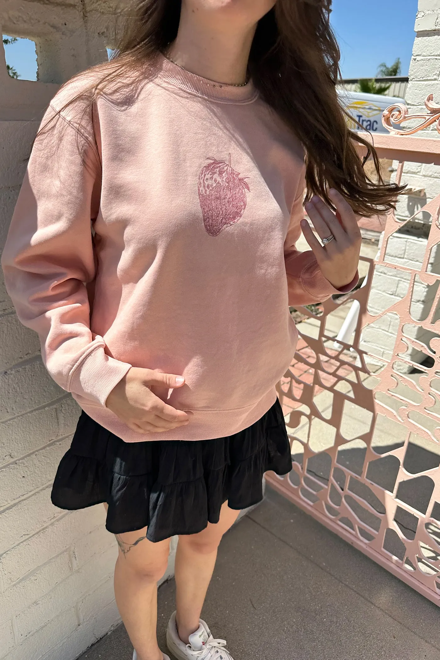 Strawberry Graphic Sweater