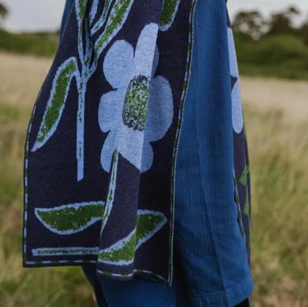 Swinbrook 24 Scarf - Larkspur