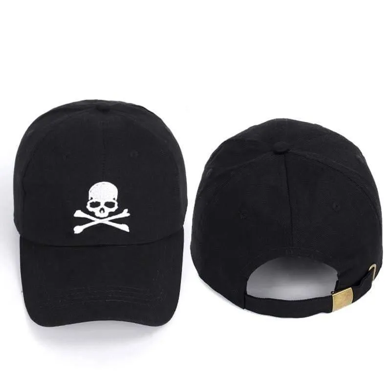 Techwear Black Skull Cap