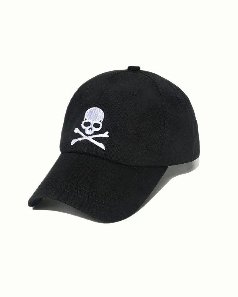 Techwear Black Skull Cap