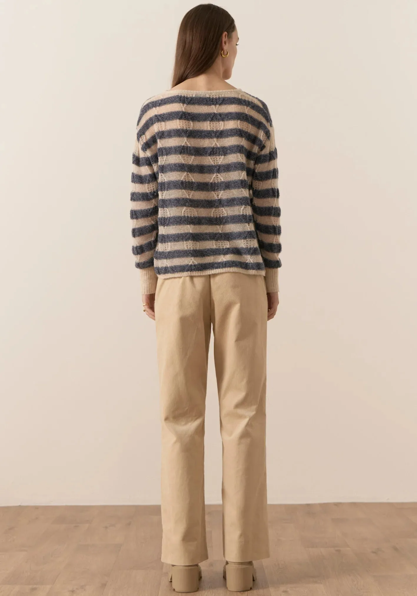 Thomas Corduroy Pant - Ecru