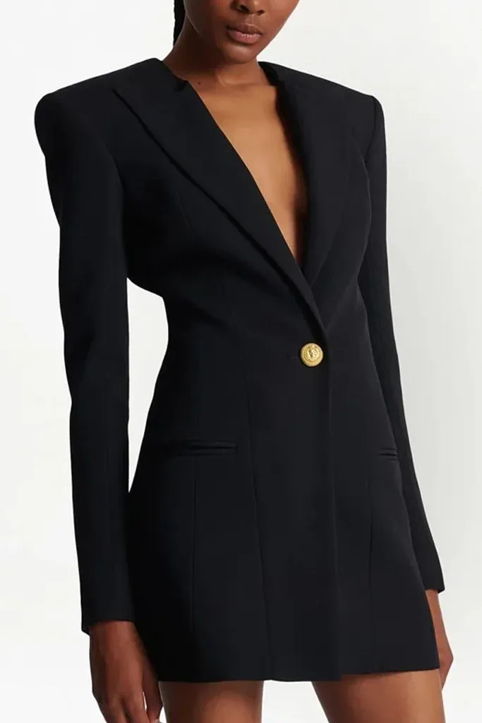 Tintra Black Dress Jacket