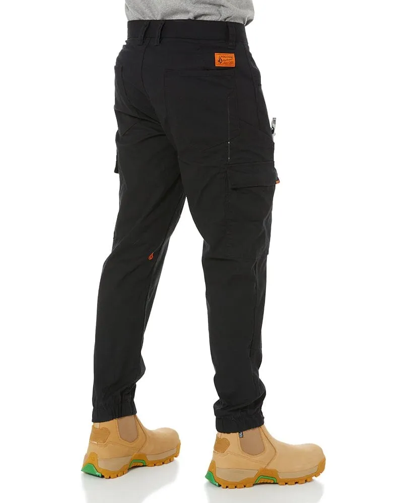 Tradies Meter Lightweight Cuff Pant Twin Value Pack - Black