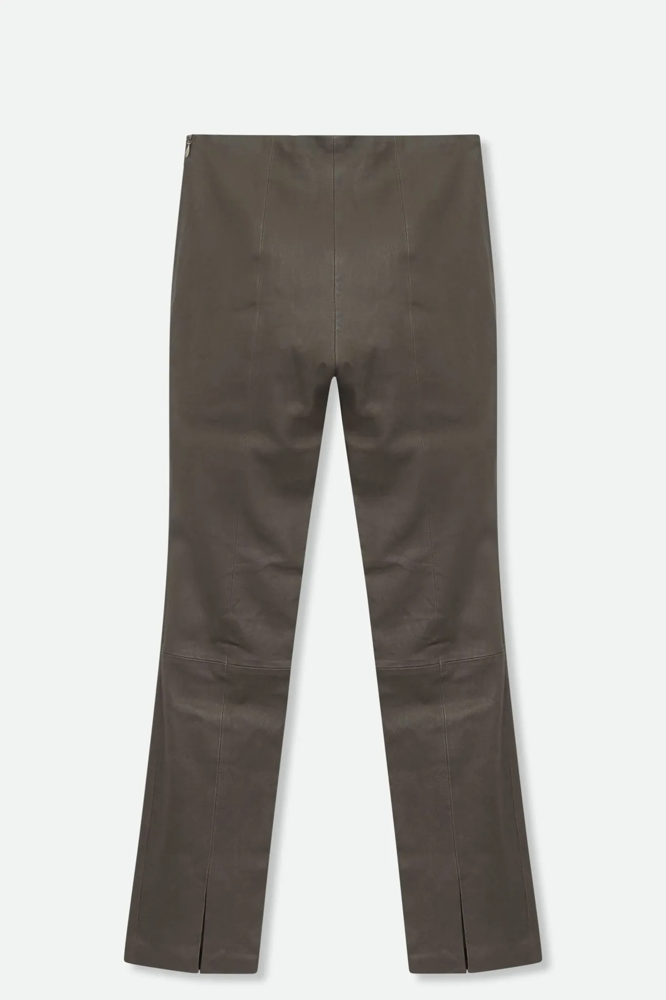 TRAVERNA FITTED PANT IN STRETCH LEATHER