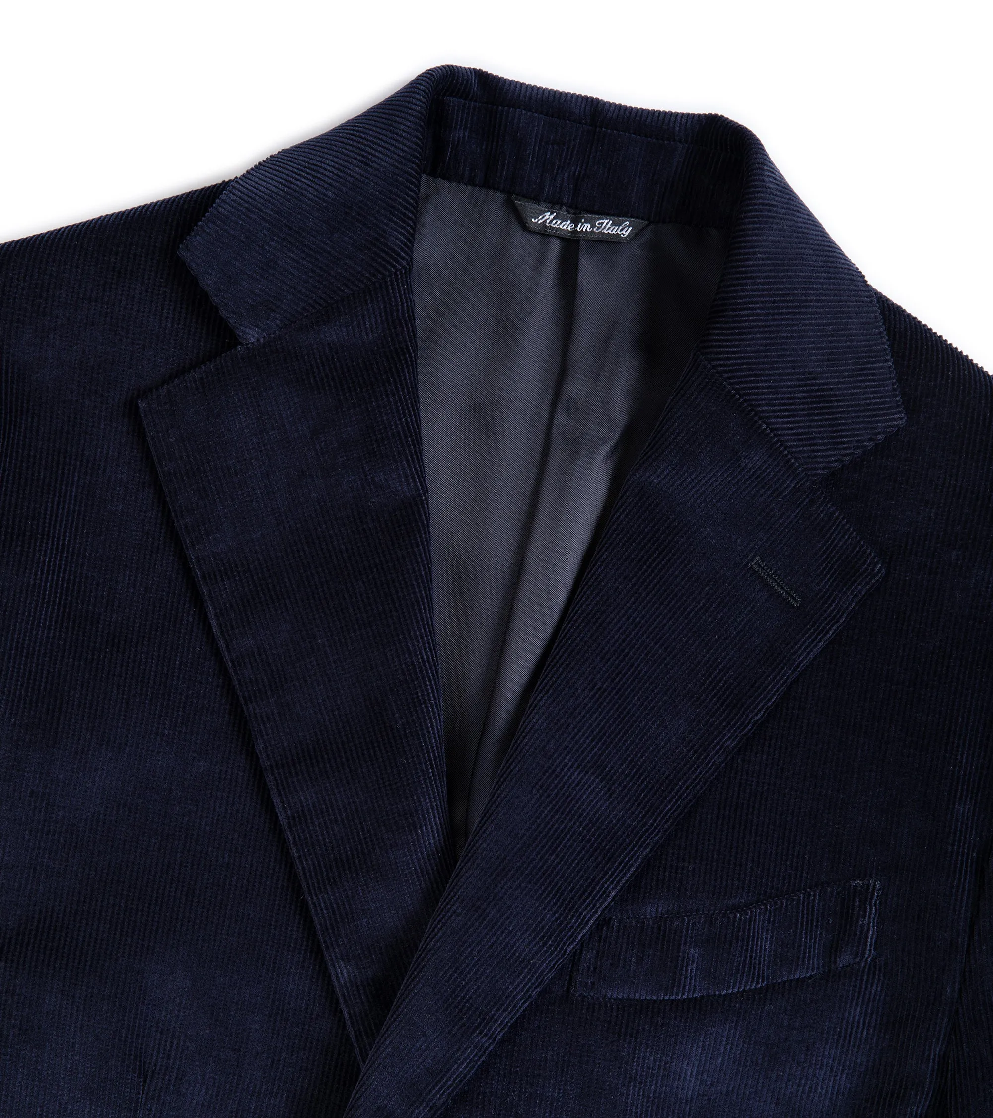 Trunk Wigmore Fine Cotton Corduroy Suit Jacket: Navy