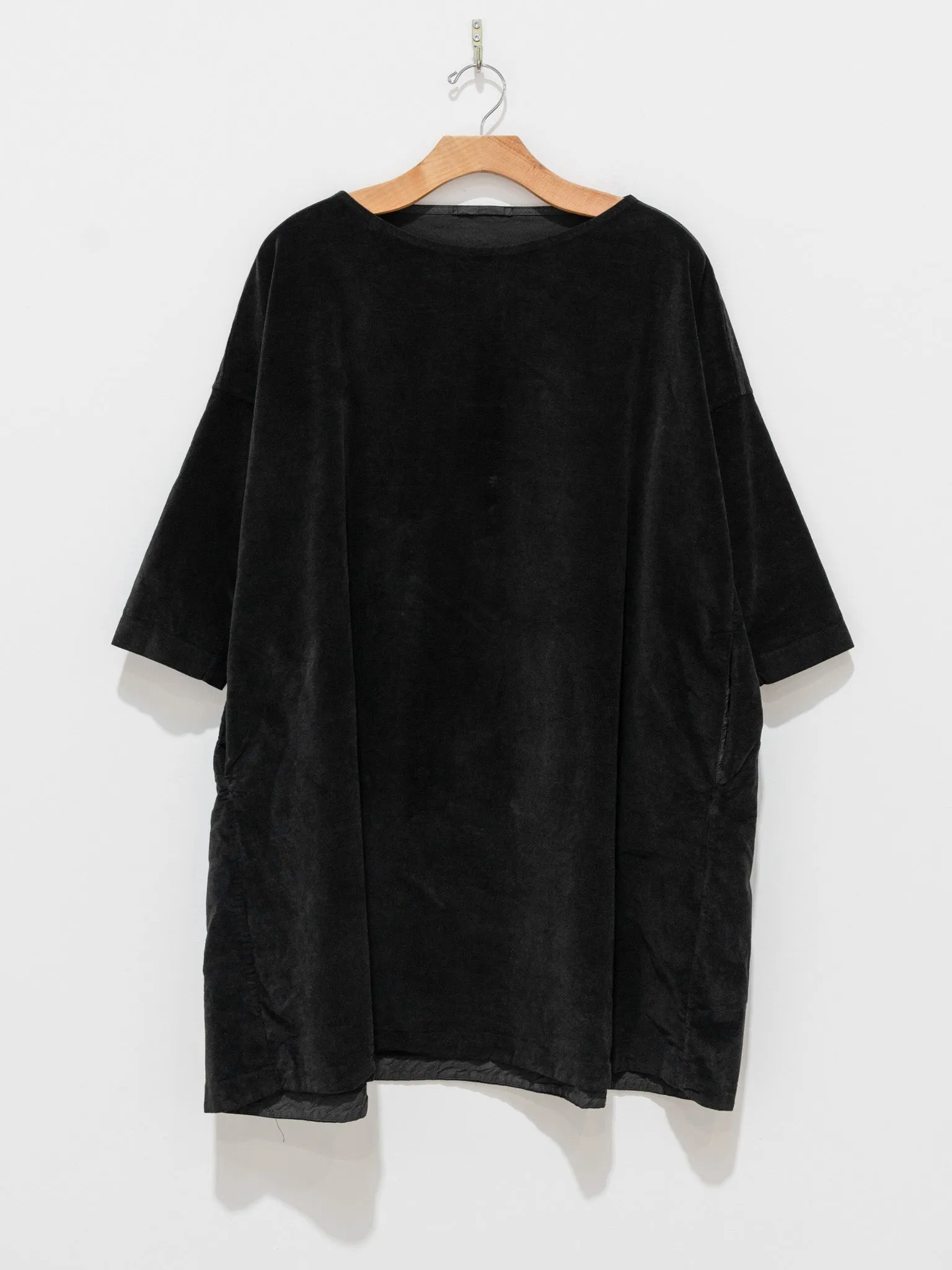 Velvet Boatneck Tunic - Slate