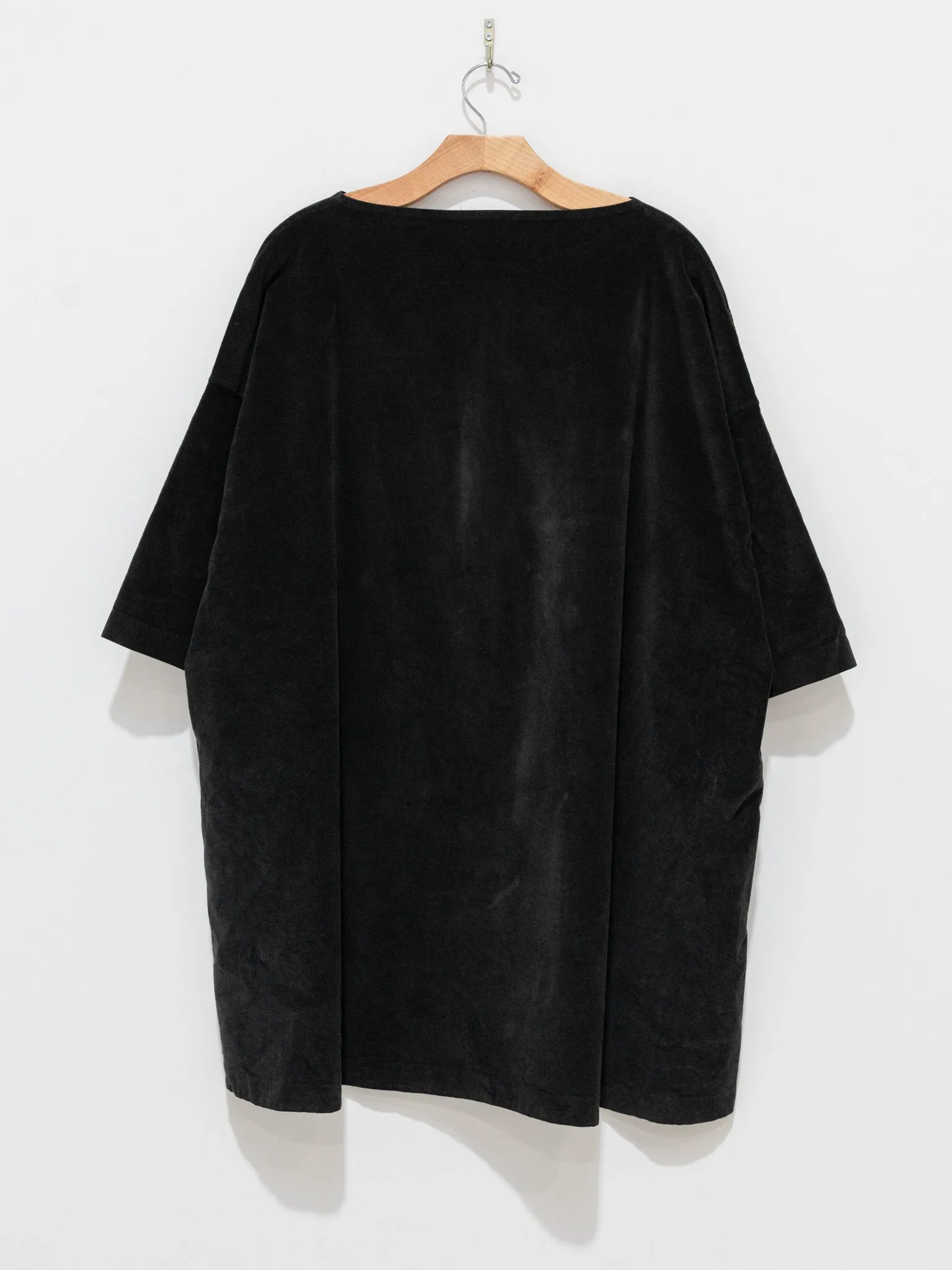 Velvet Boatneck Tunic - Slate