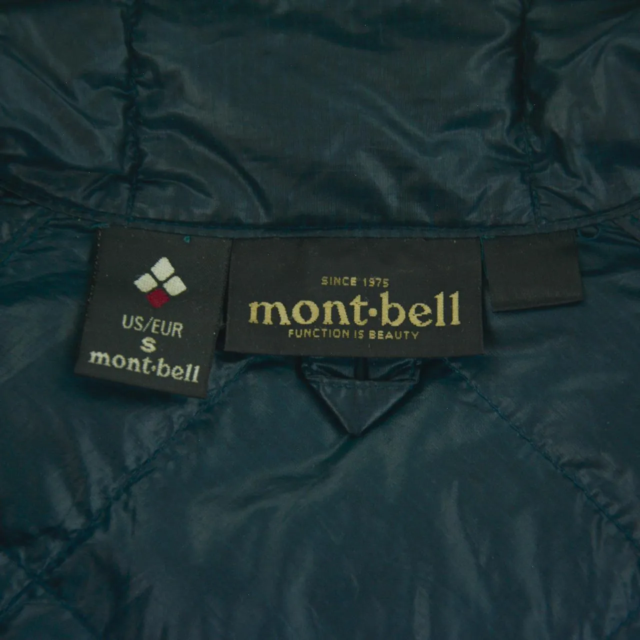 Vintage Montbell Diamond Puffer Jacket Size XS