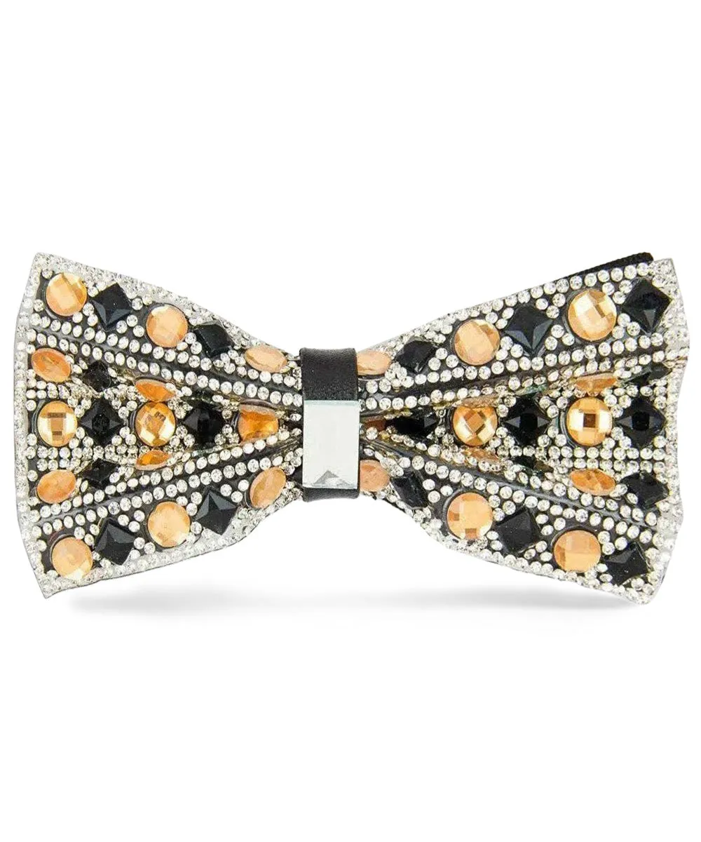 Vittorio Farina Men's Jeweled Bow Tie in Gift Box