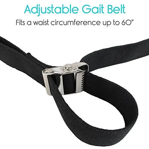 Vive Gait Transfer Belt (60 Inch) Assisting Device for Seniors, Elderly, Pediatric, Bariatric, Occupational and Physical Therapy