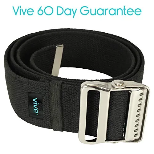 Vive Gait Transfer Belt (60 Inch) Assisting Device for Seniors, Elderly, Pediatric, Bariatric, Occupational and Physical Therapy