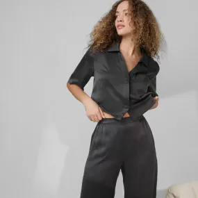 Washable Silk High Rise Pant Set