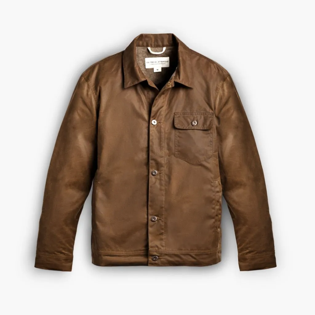 Waxed Canvas Field Jacket | Coyote